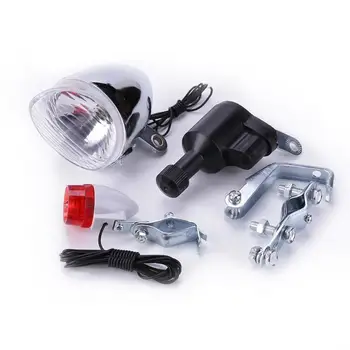 

3-in-1 Bike Lights Set Cycling Dynamo Safety No Batteries Needed Front Rear Light Cycling Accessories