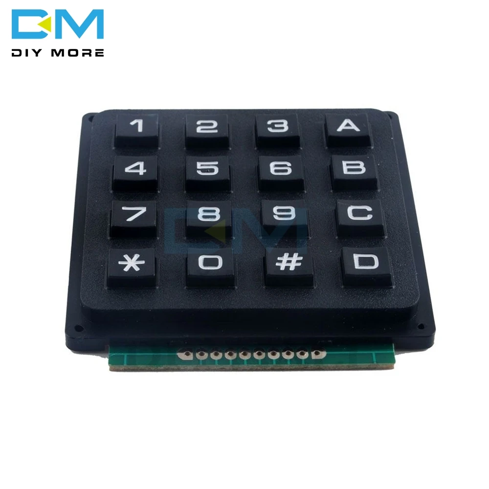 4x4 Матрица клавиатура Панель управления модуль использовать ключ PIC AVR штамп Sml 4*4 Пластиковые ключи переключатель для Arduino управления Лер