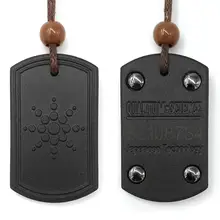 Pendentif de Protection contre les radiations cem Tourmaline 2300 Ions négatifs, infrarouge lointain et énergie scalaire, lave volcanique, vieillissement inversé