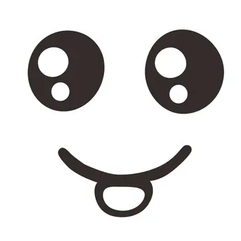 

Funny Smiley Face Without Tongue Out Shape Toilet Sticker Suitable For Bathroom Exquisite Toilet Sticker