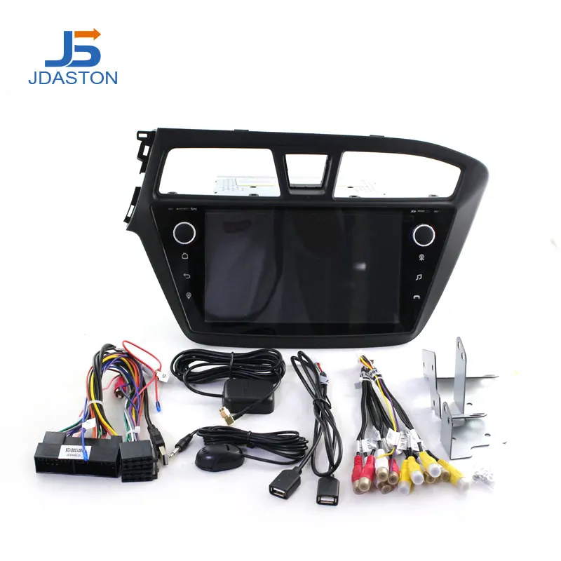 JDASTON " Android 10,0 автомобильный мультимедийный плеер для HYUNDAI i20 gps навигация 2 Din автомагнитола аудио рулевое колесо wifi RDS карта