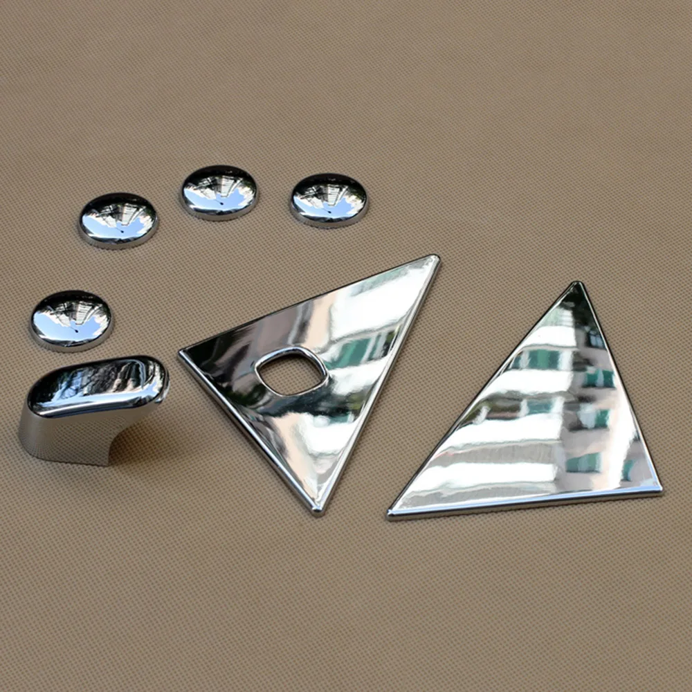 

Chrome Fit For Toyota Prado J150 2014 2015 2016 2017 Accessories Rear Window Triangle Backlite Windshield Cover Trim Molding