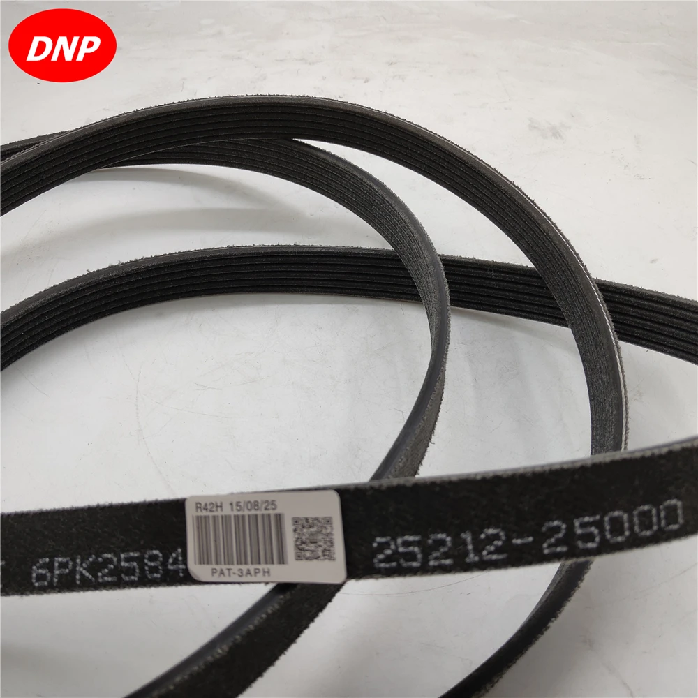DNP ремень двигателя подходит для hyundai SONATA Optima Rondo 2.4L 25212-25000/6PK2584