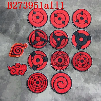 

Embroidery Patch NARUTO HOKAGE Eye Wheel Morale Tactics