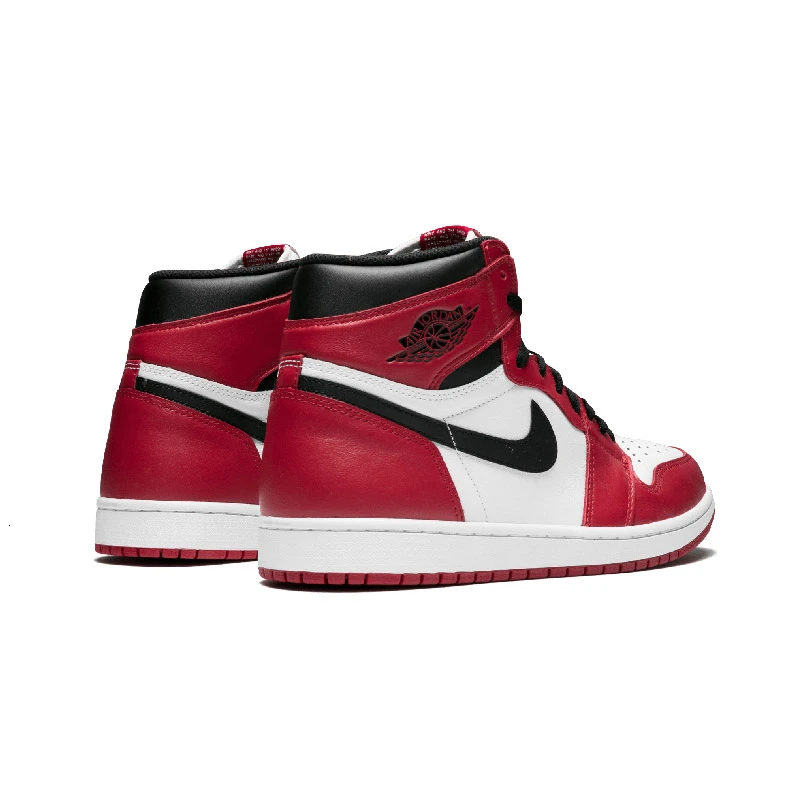 Nike Air Jordan 1 оригинальные мужские баскетбольные кроссовки удобные уличные спортивные кроссовки#555088-101 554724-610