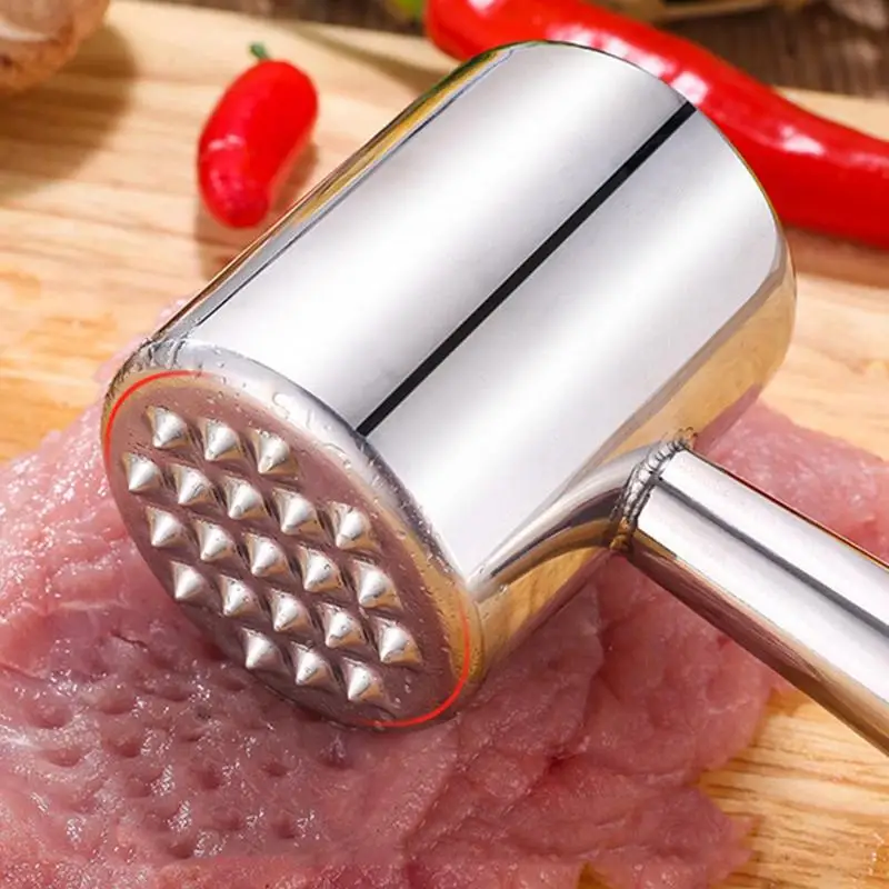 304 нержавеющая сталь мясо Биф стейк тендерайзер молоток кухонные инструменты для приготовления пищи