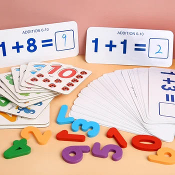 

Colorful Wooden Counting Sticks Mathematics Teaching Exercise Judgment and Discrimination Aids Early Educational Toys