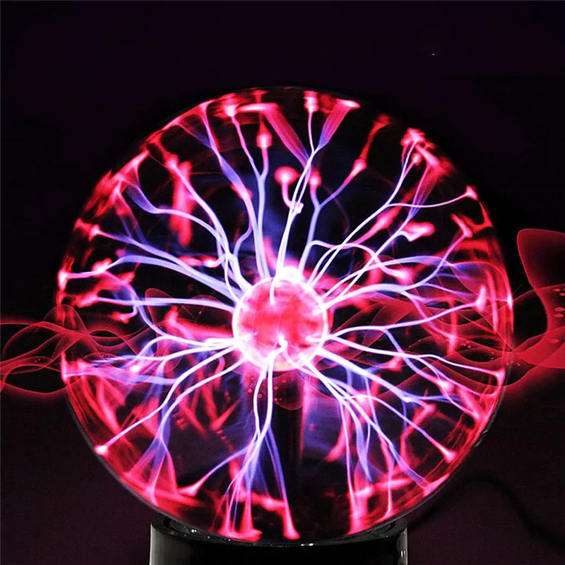 3/4/5/6/8 inch Night Light Glass Plasma Ball Sphere Magic Moon Touch Bulb Table Lamp New Year Xmas Kid Gift Home Decor Lighting | Лампы и