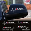 2pcs Car rearview mirror sticker For Lada Vesta Xray Largus Granta NIVA ► Photo 1/6