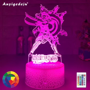 

3d Night Lamp Japanese Anime Naruto Figure Nightlight Best Birthday Gift Child Bedside Led Night Light for Kids Bedroom Decor