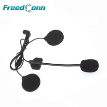 FreedConn-auricular T-MAX COLO T-COMVB/SC, dispositivo de audio con cable duro y altavoz para motocicleta, con máscara abierta/media, intercomunicador Bluetooth
