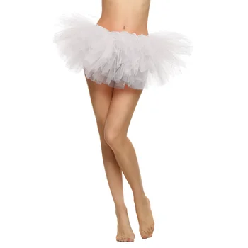 

Tutus Skirt Ballet Dancing Dress White Tutu Dress Tulle Layered Tutu Skirt Classic Tutu Skirt for Women Lady Girl Madam