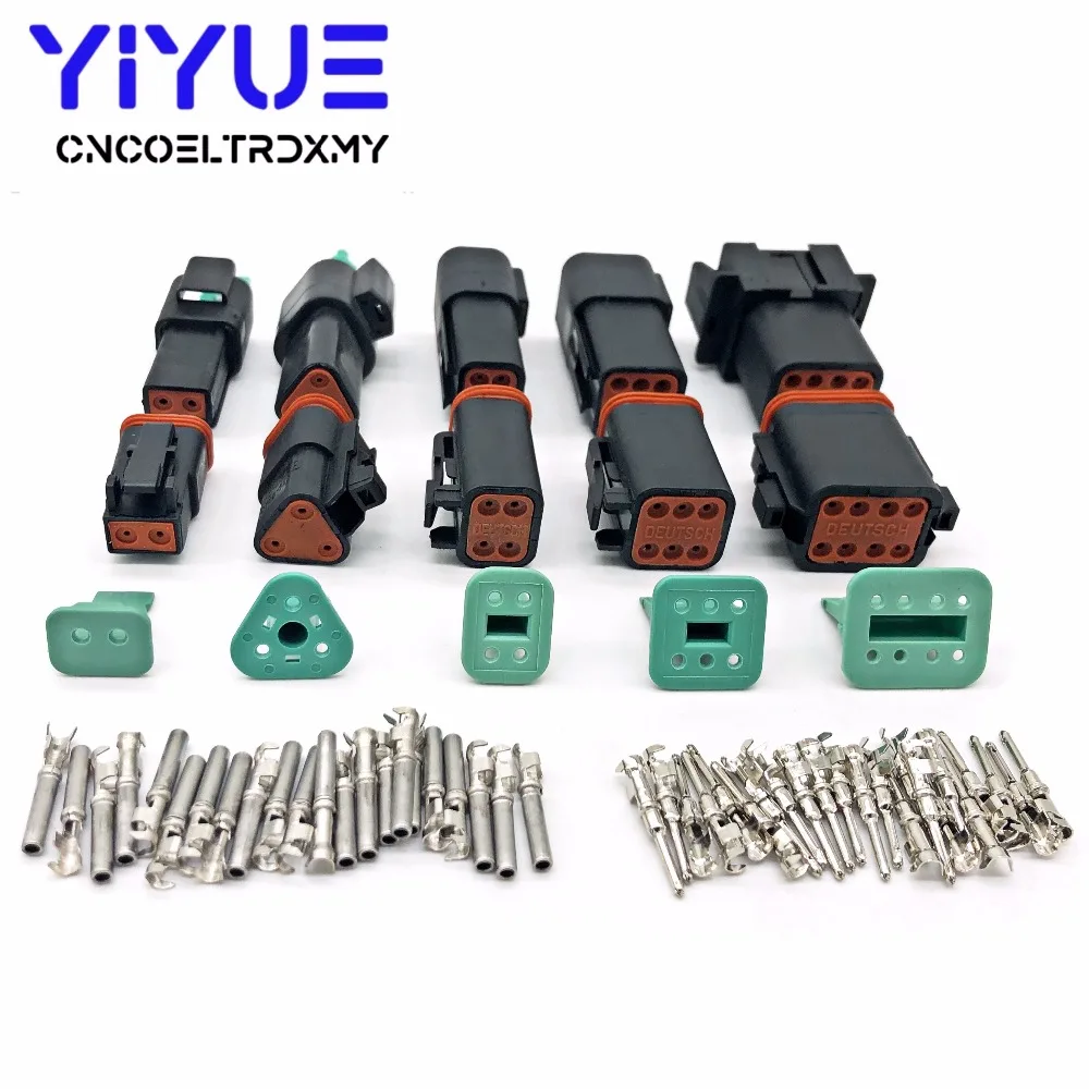 4 3 6 WAY 124 pièce DT fiches mâle et femelle Set 2 Deutsch Connector Kit