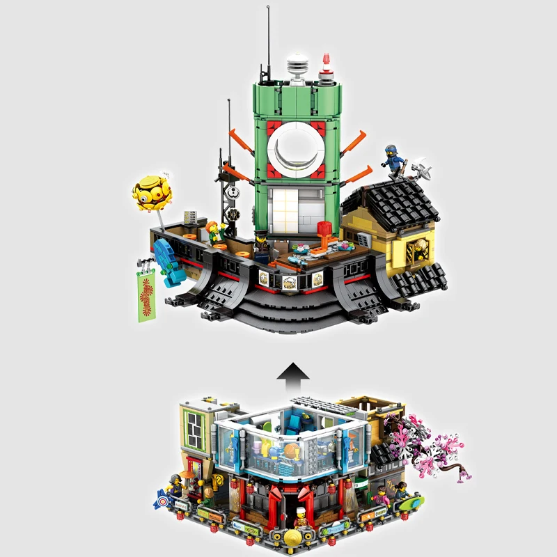 DHL 06066 Compatible With lEGOED 70620 Ninjago City Building Blocks Bricks Masters of Spinjitzu Toys for Kid Gifts