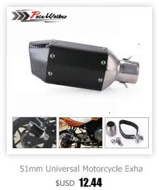 Универсальная защитная пленка для выхлопной трубы из алюминия, защитная крышка для Мотоцикла BMW R 1200 GS F800GS F700GS F650GS