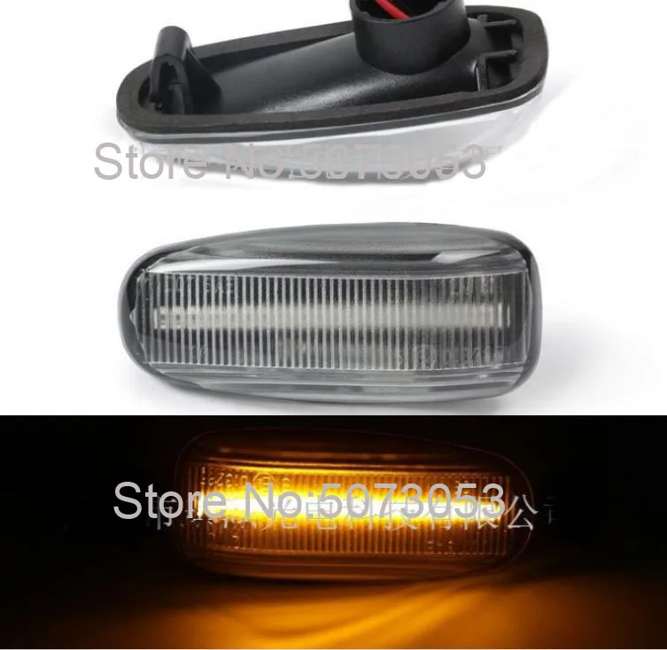 

2 pieces Led Dynamic Side Marker Turn Signal Light Sequential Blinker Light For Mercedes BENZ W210 W202 W208 R170 Vito W638
