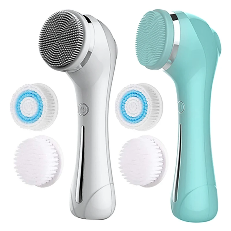 3 in 1 Face Cleansing Brush Silicone Facial Brush Pore Cleaner Face