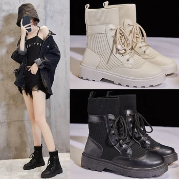 

Women Short Boots Fashion MidCalf Boots Women Casual Shoes Light Popular Basic Boots Classic Flats Boots Comfortable Women Shoes