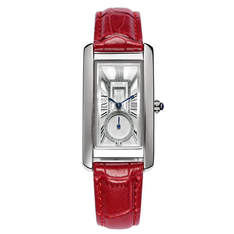 

New 2020 Belt Couples Quartz Watch Fashion Casual Square Men Luminous Sports Watch Women Quartz Watches CX088A