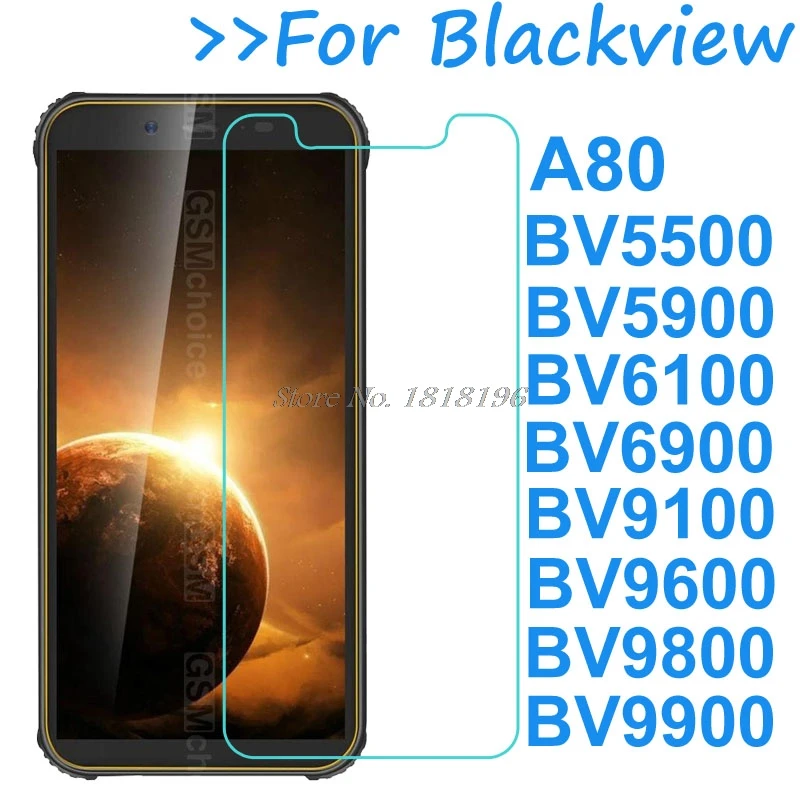 Защита экрана для Blackview A80 BV4900 BV5500 BV5900 BV6100 BV6300 BV6900 BV9100 BV9600 BV9700 BV9800 BV9900 закаленное