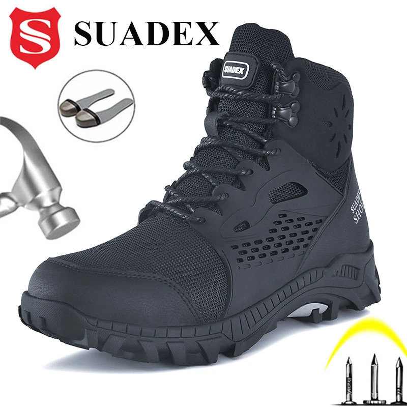 water resistant safety trainers