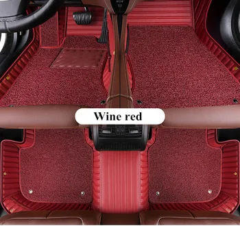

Good quality! Custom special car floor mats for Hyundai Tucson 2020-2015 durable waterproof two layers carpets for Tucson 2019