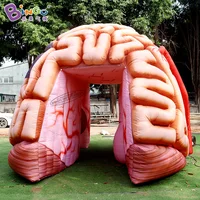 Customized 5.1x4.5x3.6 Meters Inflatable Brain Tunnel Tent For Education / Blow Up Inflated Brain Balloon - BG-H0040 2