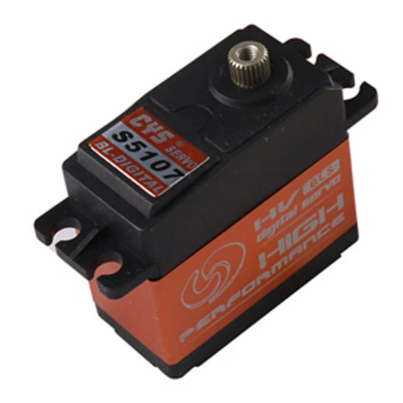 1 шт. CYS-BLS5107 цифровой бесщеточный сервопривод PWM контроль 6,0-7,4 V 7KG крутящий момент w металлический редуктор запасной парст для 600/700 Heli фиксированное крыло