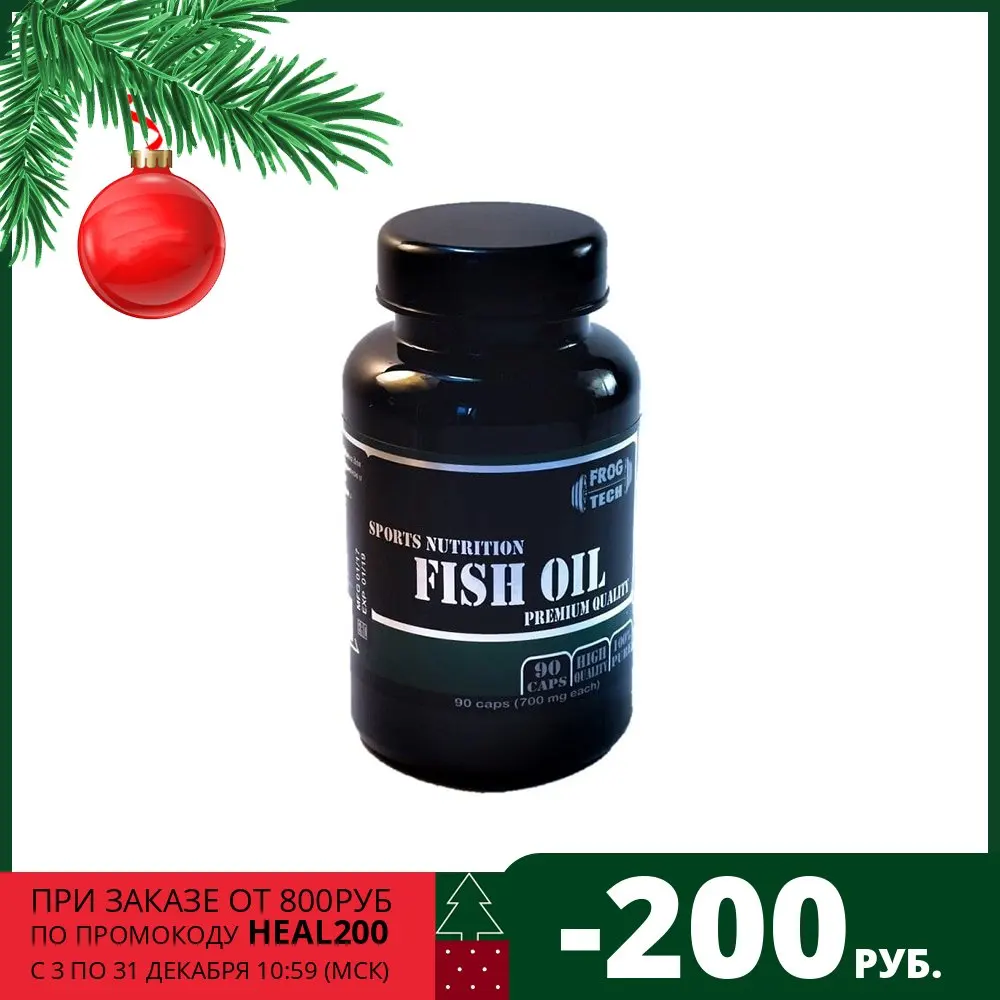 Омега-3 Frog Tech Fish Oil 90 капсул 700 мг |