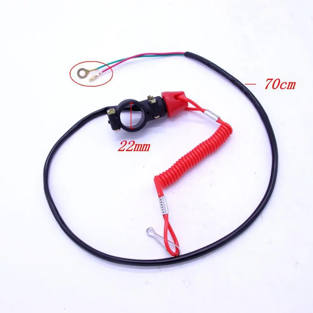 

1PC New Universal Boat Outboard Engine Motor Kill Stop Switch Safety Tether Lanyard Motorcycle Accessories Motorcycle Switches