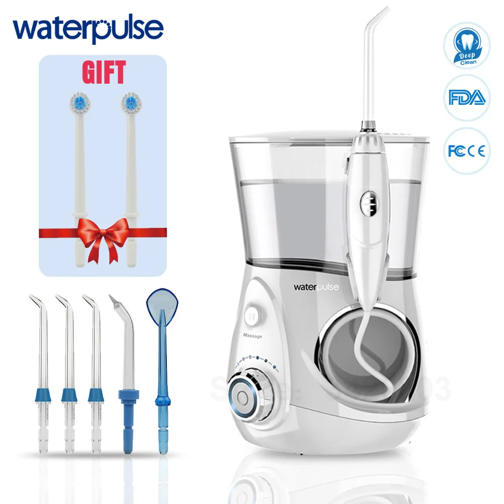 Waterpulse V660 Pro 7 насадок ирригатор для полости рта 12 напорная нить массаж