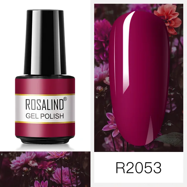 ROSALIND Nail Art 7ML Gel Polish 80 Color For Manicure Design UV Nail Polish Gel Lacquer Soak Off Semi Permanent Gel Nail Polish RAR2053