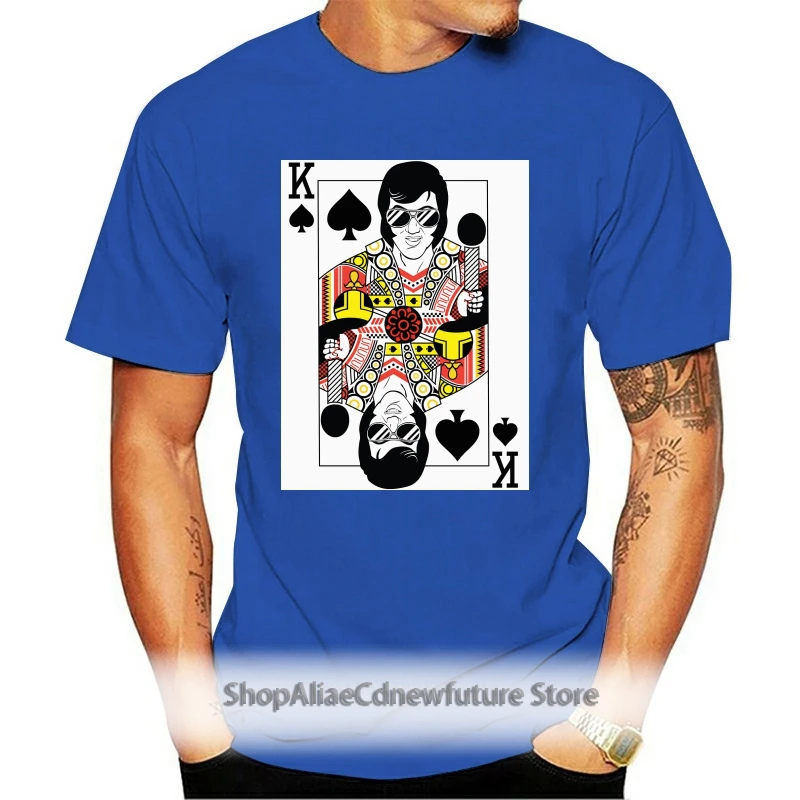 Camisetas de diseño de cartas de juego populares para hombre, blancas con estampado de rey de póker, ropa de grande, tendencia - AliExpress Ropa de hombre