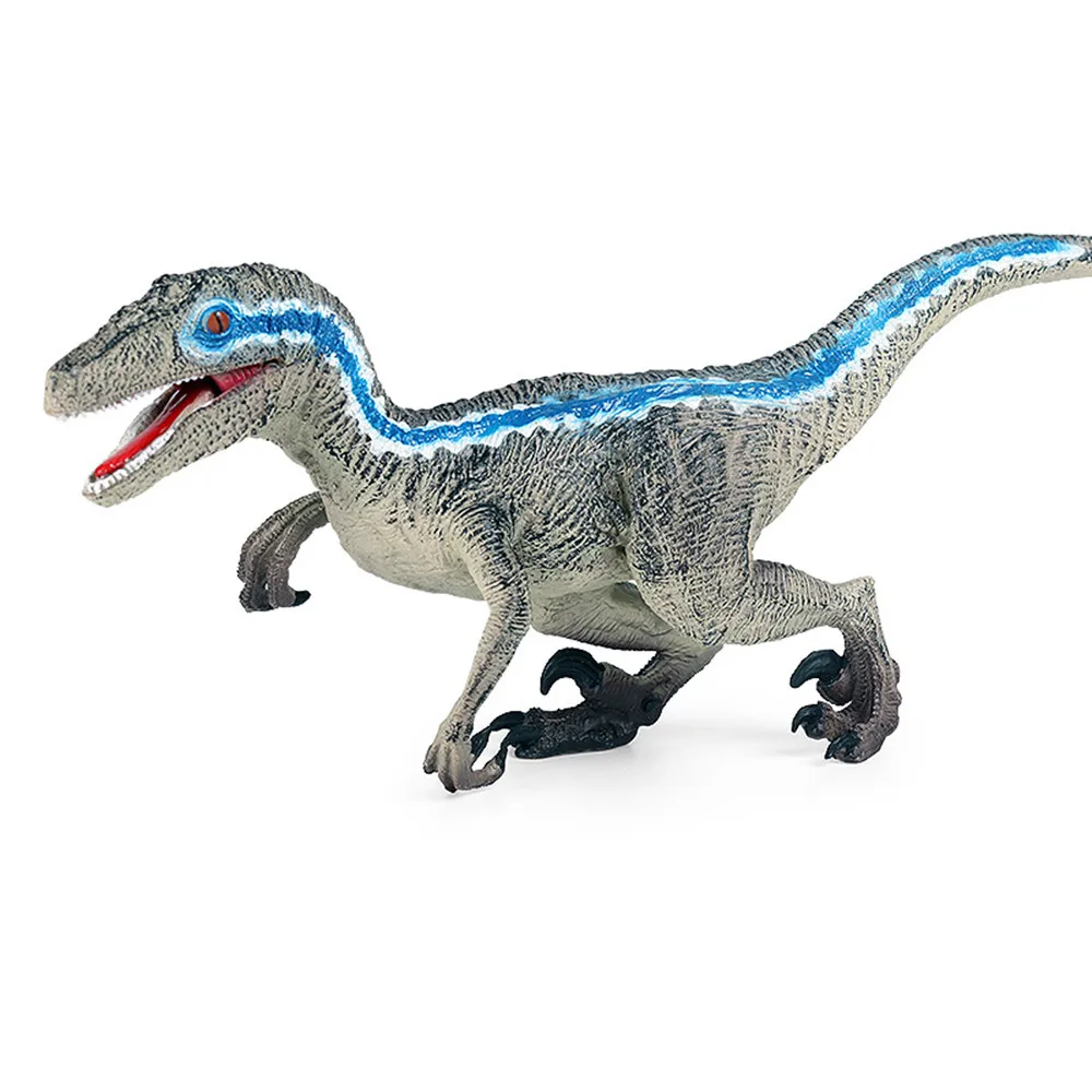 Velociraptors Blue 2 x Educational Dinosaur Models Kids Toys Cryolophosaurus 