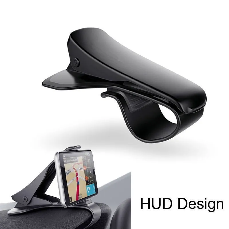 Soporte para teléfono de coche, Soporte ajustable, Max, 6,5 pulgadas, para GPS, para teléfono móvil, simulación, HUD, nuevo diseño
