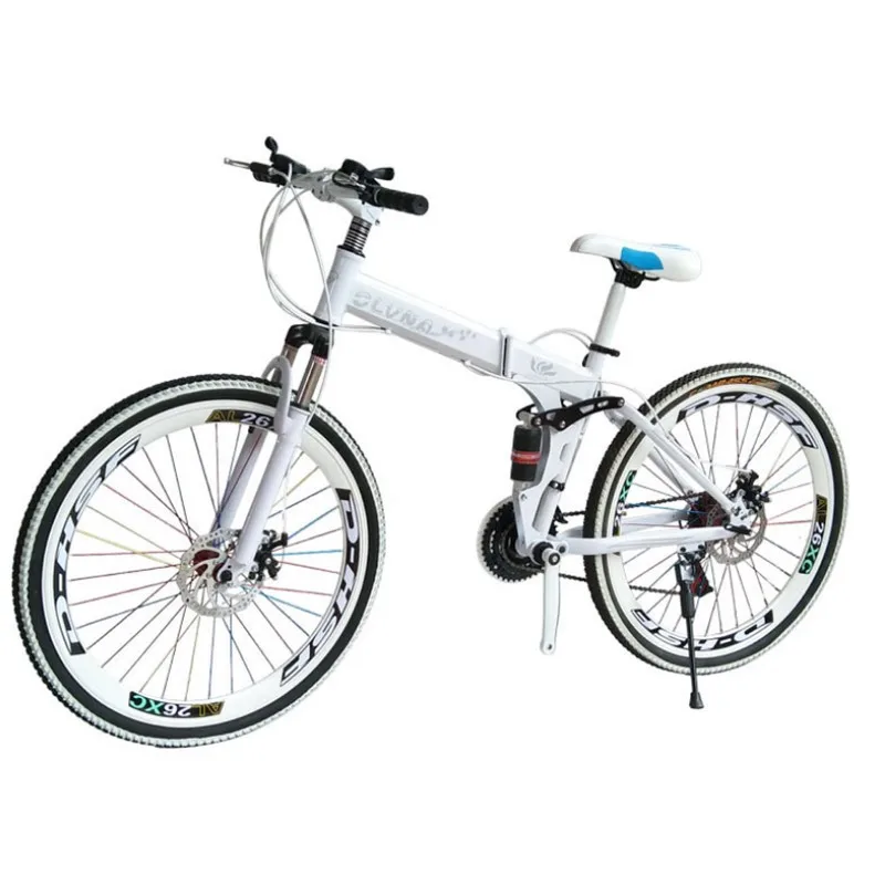 Mountain bike carbon steel one wheel 26 inch folding student gift car men's and women's cross-country mountain bike x6