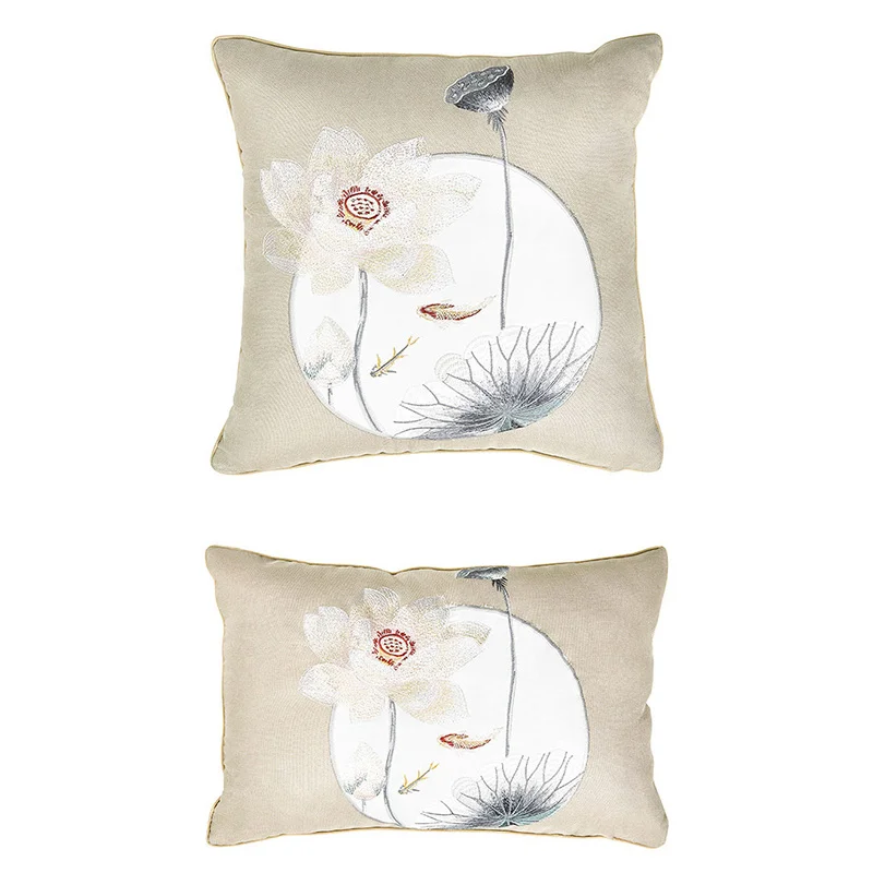 

Vintage Embroidered Pillowcase Cushion Cover 45*45/35*45cm Decorative Cushions For Home Sofa Throw Pillow Decor Covers Cushions