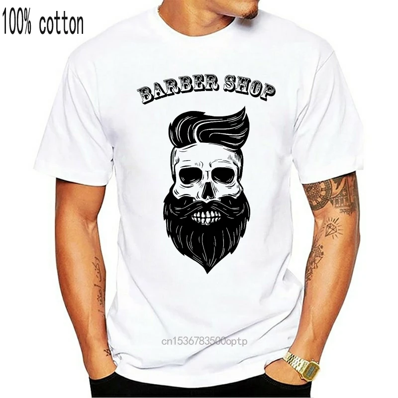 Camiseta Hipster para hombre, Camiseta con estampado De calavera De Mort  Barbu, Barber Shop, camiseta De moda para hombre, camiseta De Hip Hop,  Envío Gratis|Camisetas| - AliExpress