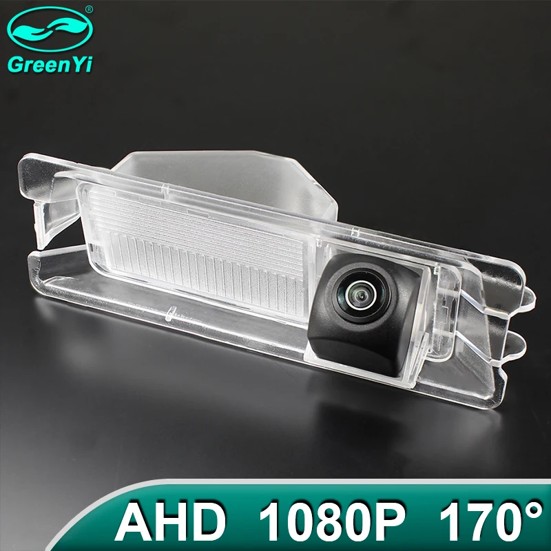 Камера заднего вида GreenYi 170 градусов 1920x1080P HD AHD ночное видение для Nissan March Renault Logan
