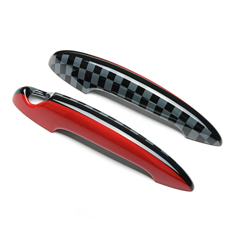 2 х крышки дверных ручек ABS для Mini Cooper JCW ONE S R55 R56 R57 R58 R59 R61