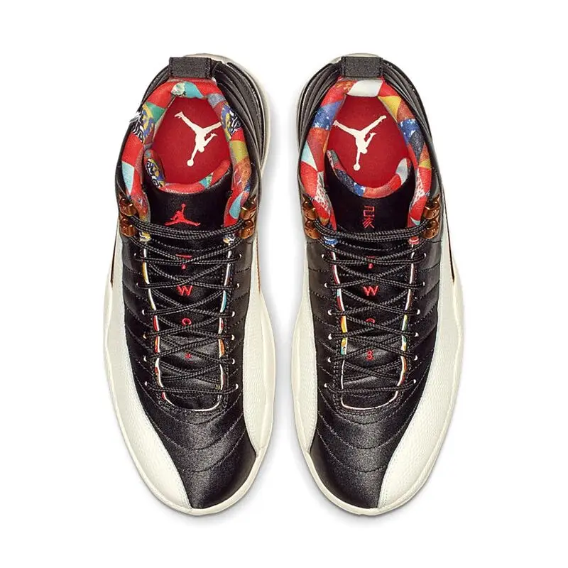 Jordan 12 XII баскетбольные кроссовки CNY мужские черные золотые уличные спортивные кроссовки Новое поступление размер us 8-13 размера плюс