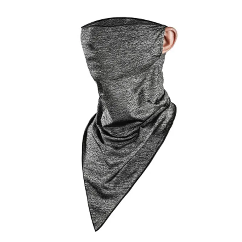 Multifunction Summer Riding Magic Headscarf Outdoor Sports Windproof Ice Silk Triangle Sunscreen Mask mens white scarf Scarves