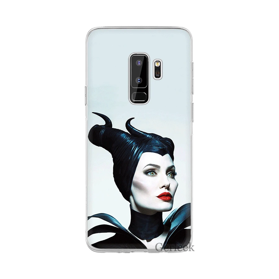 Чехол для телефона для samsung Galaxy M10 M20 M30 M40 S6 S7 край S8 S9 S10 S10e Plus Note 8 9 S3 S4 S5 твердый переплет верхняя юбка малефисенты для пленки