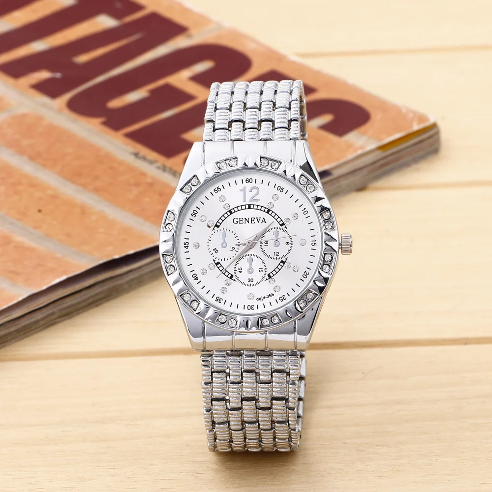 

Hot Sales Hot Selling Stars Alloy Diamond Watch dgjud Fashion Geneva Watch