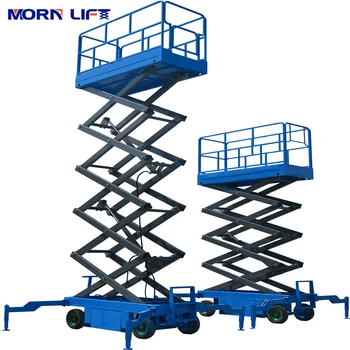 Best 2020 New 11m Battery Powered Scissor Lift Electric Man Lift Platform For Painting