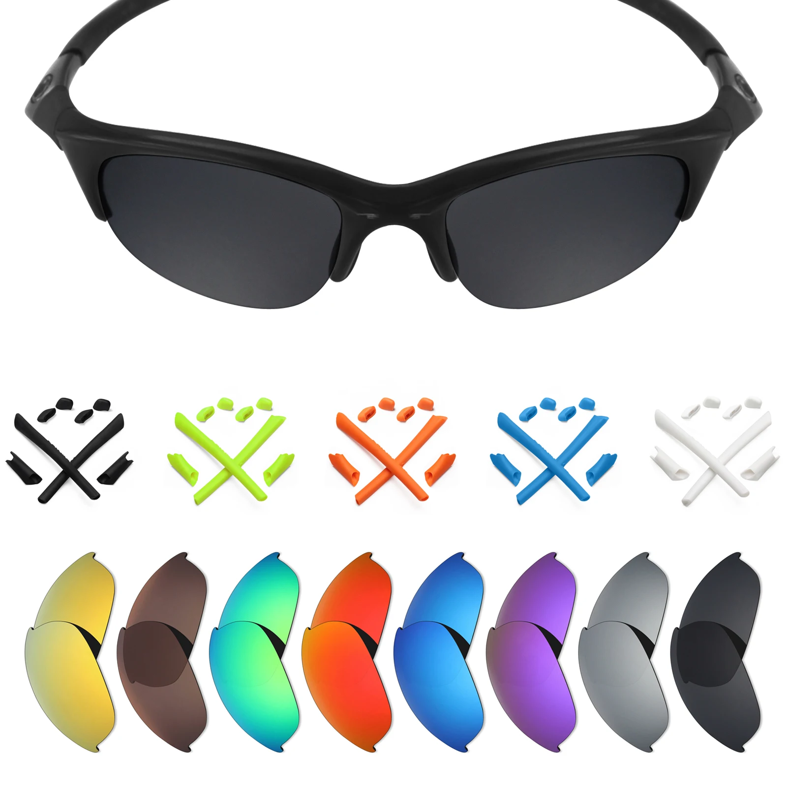 SNARK 20+ Color Choices Polarized Replacement Lenses for - Oakley Half  Jacket Sunglasses Lenses(Lens Only)