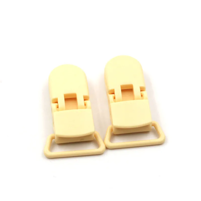 cream yellow 10 шт. Детская Соска с зажимом и цепью, пищевая Соска с зажимом, пустышка для новорожденных, пустышка с зажимом на цепочке, держатель с 20 клипсами - Цвет: cream yellow