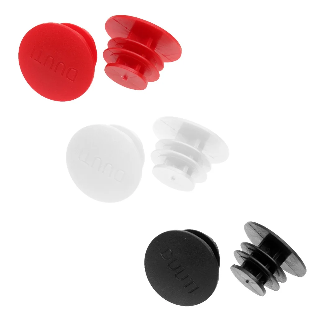 Bike Handlebar Bar End Plugs Caps (Set of 3 Pairs) 22mm to Universal Bicycle Grip Mountain BMX MTB