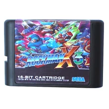 Rockman X3 for 16 bit Sega MD Game Card for Mega Drive for Genesis US PAL