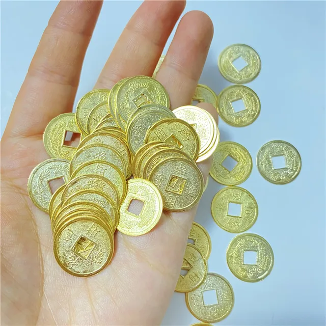 50Pcs/set Diameter 19mm and Treasure Alloy Coin Square Hole Chips Plating Board Game accessories AliExpress